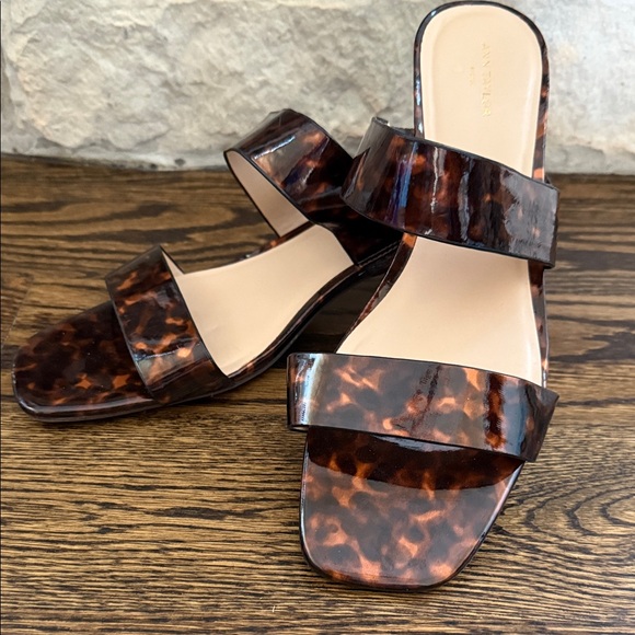 Ann Taylor Factory Brown Tortoise Shell Sandals - Picture 4 of 8